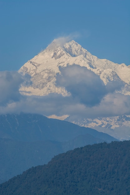 Berggipfel in Nord-Sikkim, Indien