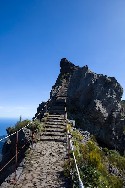 Berggipfel Pico do Arieiro auf der Insel Madeira, Portugal