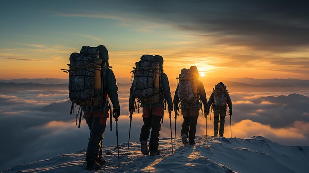 Foto berggipfel