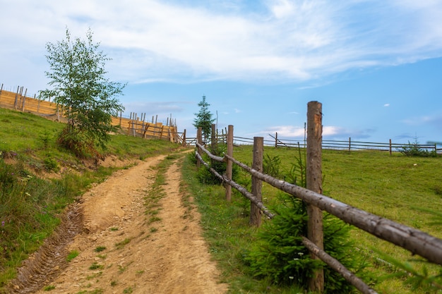 Berghügel reine Natur ländliche Landschaft