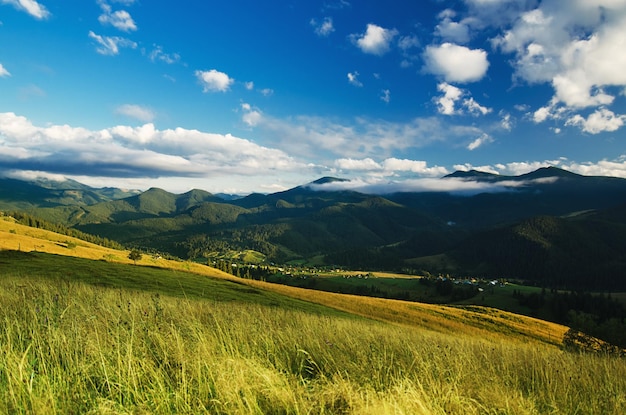 Berglandschaft der Karpaten