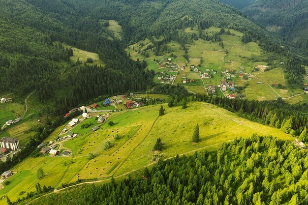 Berglandschaft der Karpaten