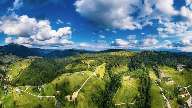 Berglandschaft der Karpaten