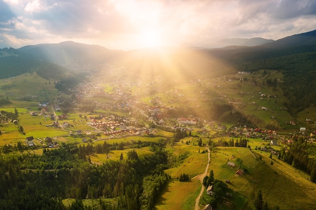 Berglandschaft der Karpaten