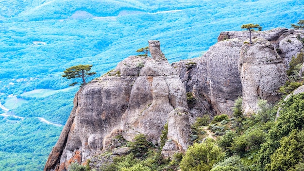 Berglandschaft der Krim Russland