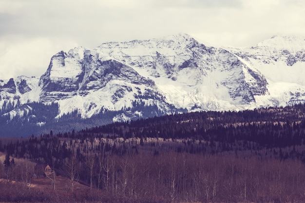 Berglandschaft in Colorado Rocky Mountains, Colorado, Vereinigte Staaten.