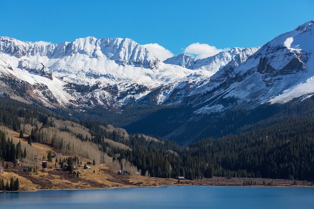 Berglandschaft in Colorado Rocky Mountains, Colorado, Vereinigte Staaten.