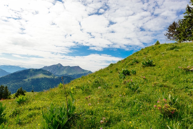 Berglandschaft in den französischen Alpen