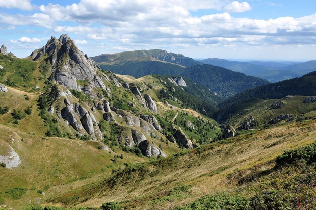 Berglandschaft in den Karpaten