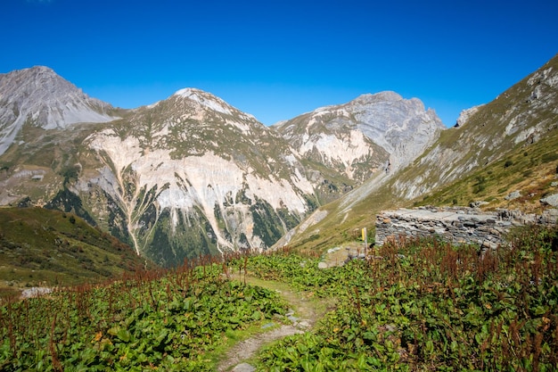 Berglandschaft in französischen Alpen