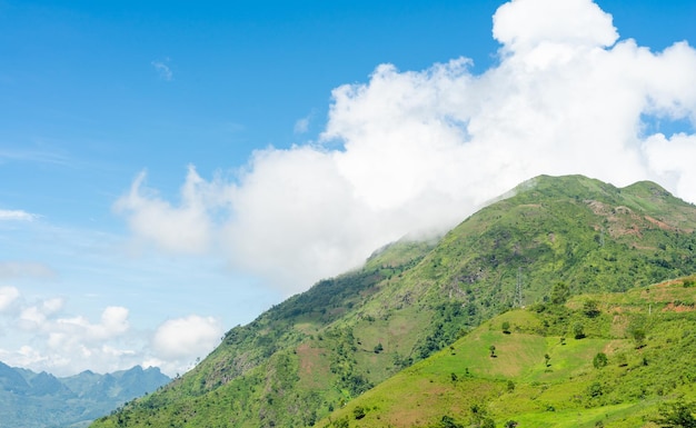 Berglandschaft in Son La Vietnam