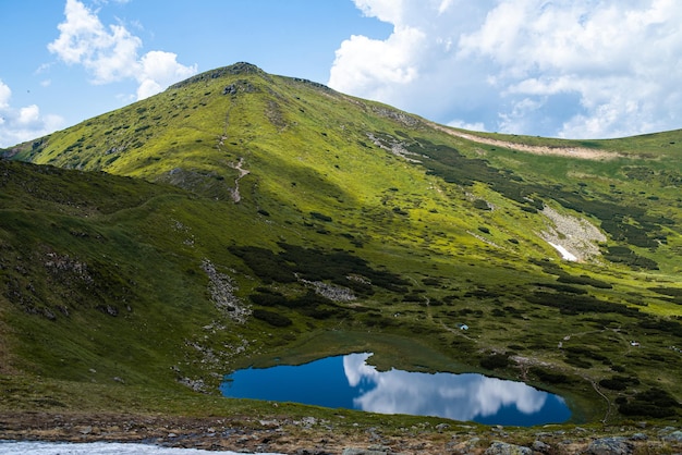 Bergnaturlandschaft. Naturpark