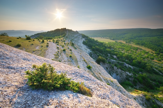 Bergpanorama Landschaft.