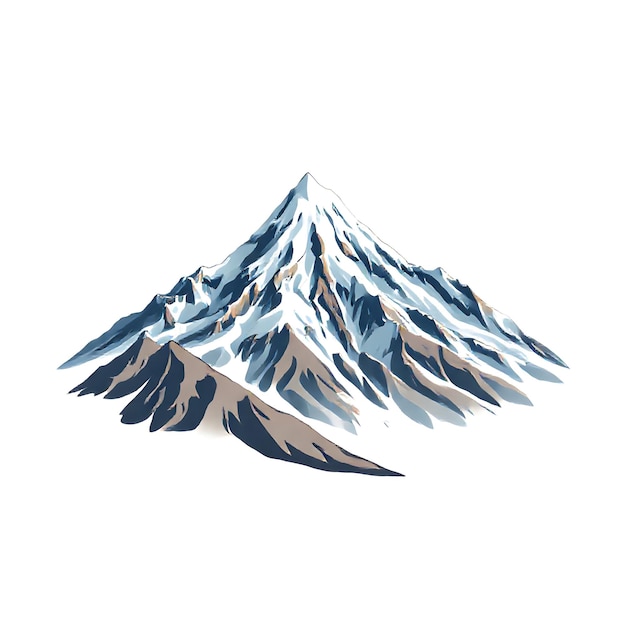 Bergvektorillustration