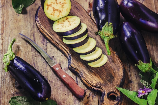 Berinjela natureza Comida e bebida Foco seletivo