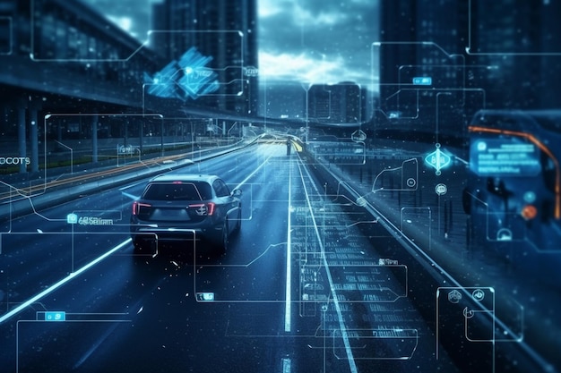 Überlagertes Fahrzeugverfolgungssystem fortschrittliches Verkehrsmanagement intelligenter Transport