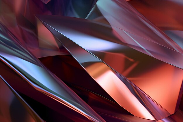 Überlappende asymmetrische 2D-Oberfläche mit gedämpften Farbtönen an den Rändern und undurchsichtigem Hintergrund