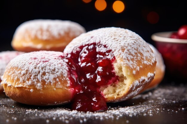 Foto berliner pfannkuchen krapfen