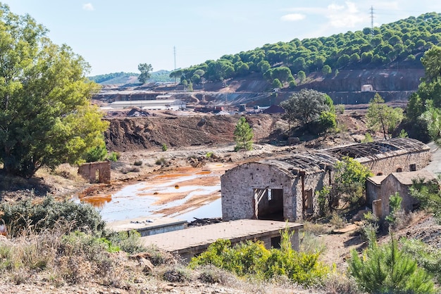 Überreste der alten Minen von Riotinto in Huelva, Spanien