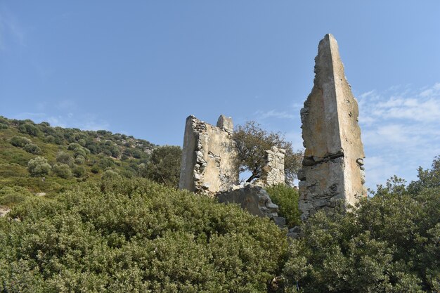 Überreste der zerstörten Steinstadt