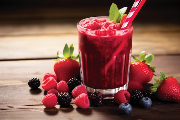 Berry Breeze hace el refrescante refrigerador rojo