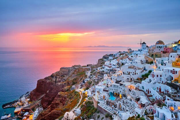 Berühmtes griechische Touristenziel Oia Griechenland