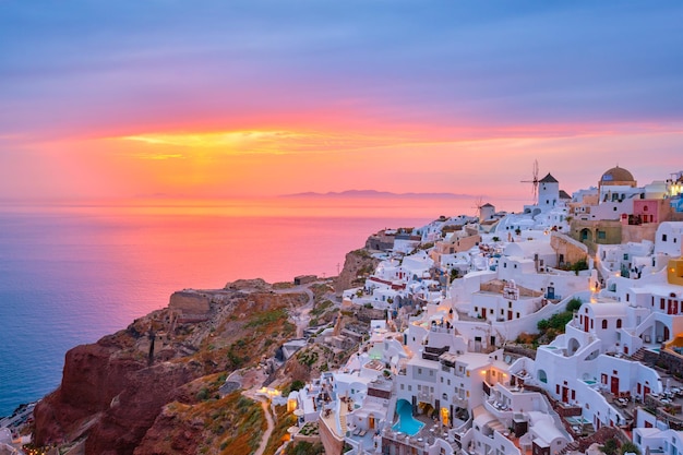 Berühmtes griechisches Touristenziel Oia Griechenland