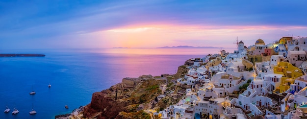 Berühmtes griechisches Touristenziel oia Griechenland