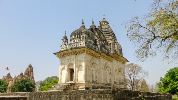 Berühmtes indisches Madhya Pradesh touristisches Wahrzeichen - Kandariya Mahadev Tempel, Khajuraho, Indien
