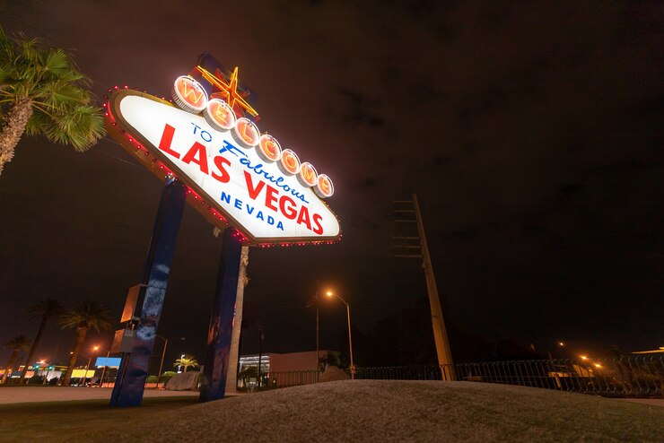 Foto berühmtes las vegas-zeichen