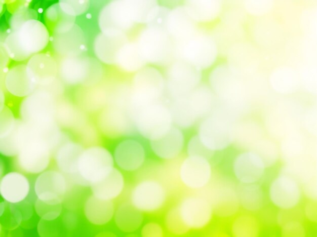 Beruhigende Gelassenheit, abstrakter kreisförmiger grüner Bokeh-Hintergrund, grüne Ruhe