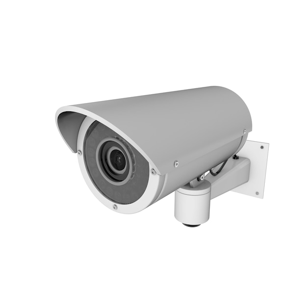 Überwachung CCTV-Überwachungskamera 3D-Rendering