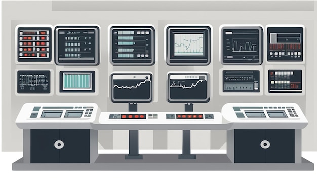 Überwachungsraum für industrielle Steuerungssysteme