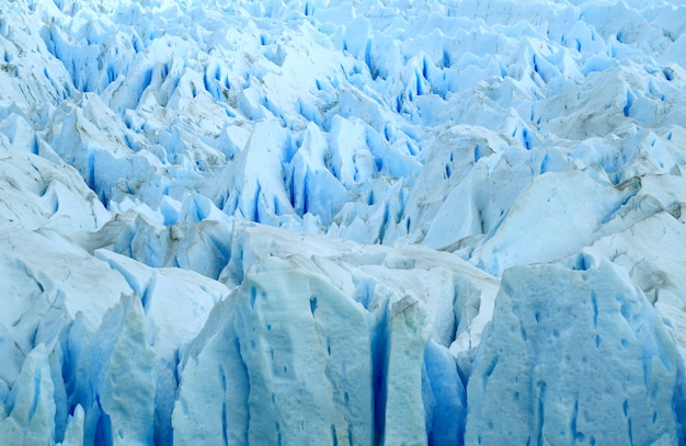 Beschaffenheit der eisblauen Perito Moreno Glaciers, El Calafate, Argentinien