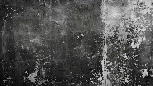 Betonmauer Schwarze Farbe für den Hintergrund Alte Grunge-Texturen mit Kratzern und Rissen Zementmauer