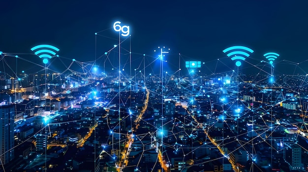 Betrachten Sie die potenziellen Auswirkungen der 6G-Technologie auf Kommunikation und Konnektivität