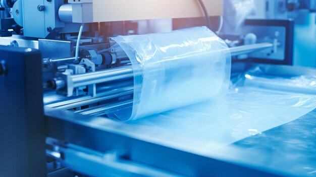Betrieb der automatischen Herstellung von Plastiktüten