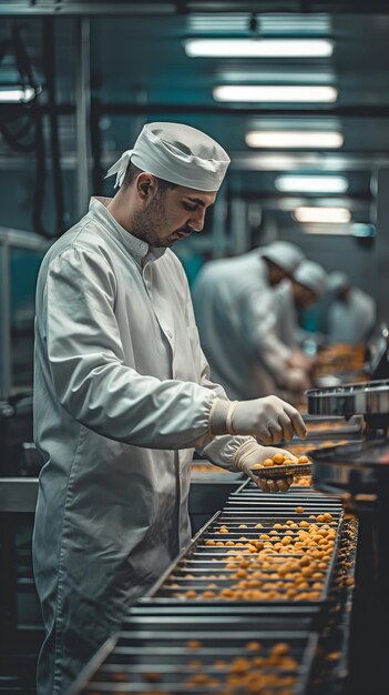 Betrieb einer Lebensmittelverpackungsmaschine als Industriearbeiter