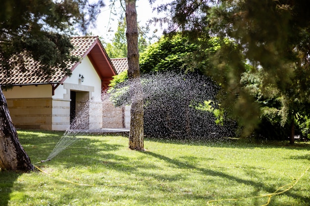 Bewässerungssystem im Garten