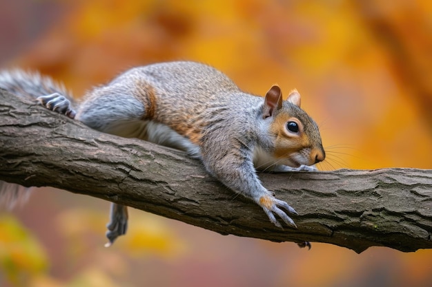Bewegliche und akrobatische Eichhörnchen in städtischen und natürlichen Umgebungen Energische Eichhörner, die Agilität und Akrobatik in städtischer und natürlicher Umgebung zeigen