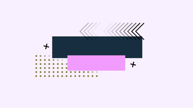 Foto bewegung abstrakte geometrische bunte linien und form, retro-hintergrund