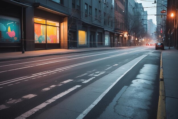 Bewegung Stadtstraße helles Feld