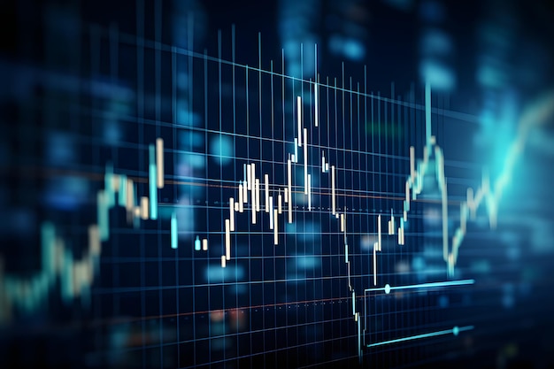 Bewegungsdiagramm der Börse Gewinn-Verlust-Risiko-Datenanalyse