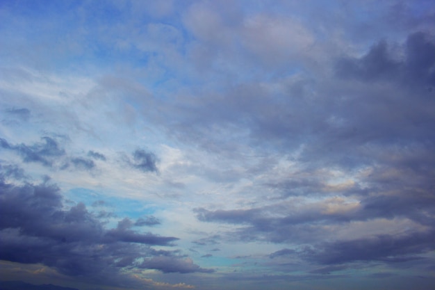 Foto bewölkter himmel