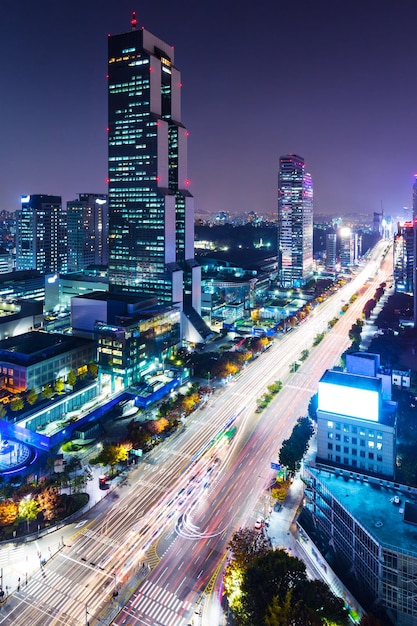 Foto bezirk gangnam in seoul