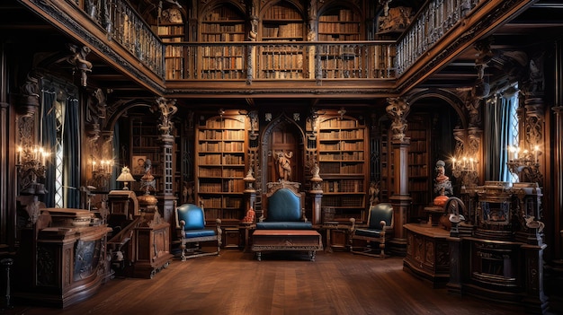 La biblioteca del castillo de Reading