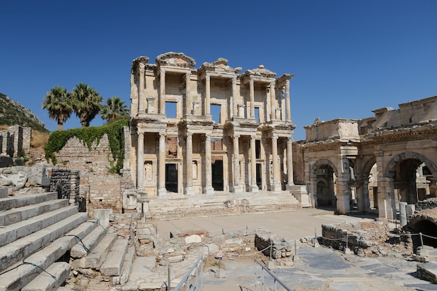 Biblioteca de Celsus en Éfeso Ciudad Antigua Ciudad Selcuk Izmir Turquía