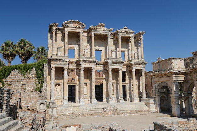 Biblioteca de Celsus en Éfeso Ciudad Antigua Ciudad Selcuk Izmir Turquía