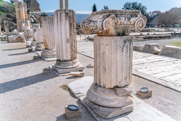 Biblioteca de Celsus na antiga cidade de Éfeso, Turquia Éfeso é um Patrimônio Mundial da UNESCO