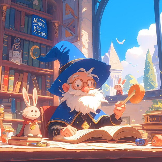 La biblioteca encantada los hechizos secretos de los magos sabios
